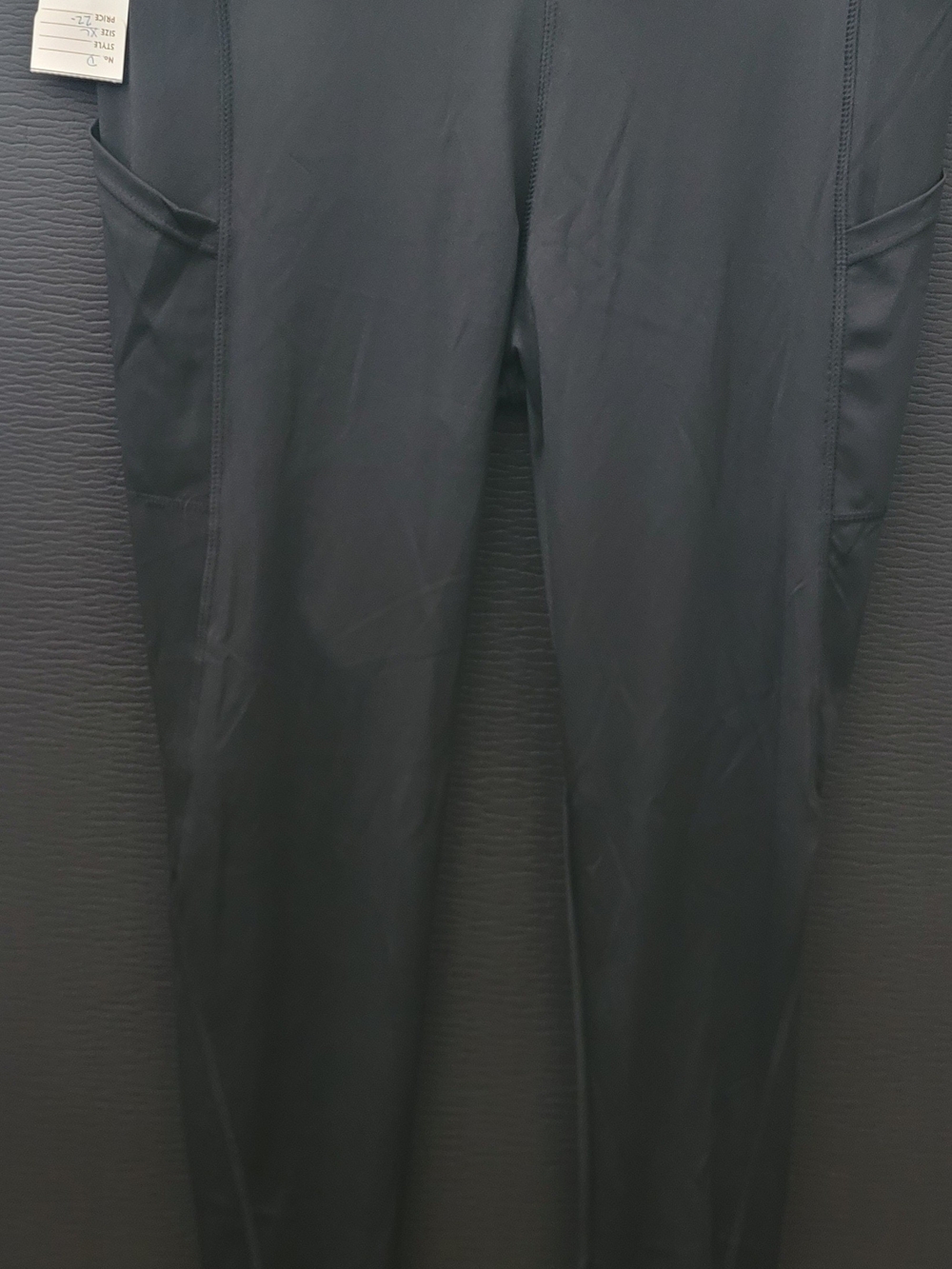 Womens Black Performance Pants with Side Pockets
